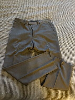 Kenneth Cole Men's Charcoal Dress Pants